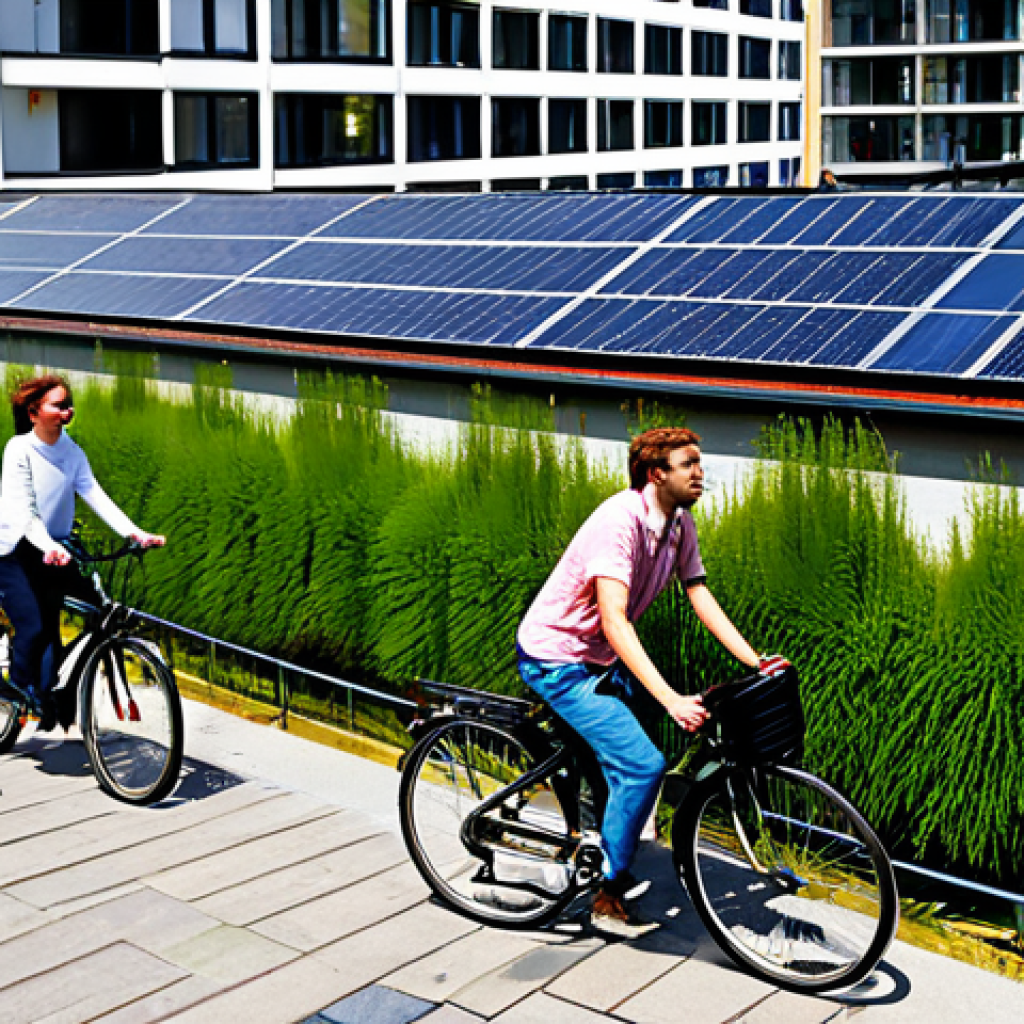 Sustainable Urban Living in Hamburg**
"A modern, eco-friendly apartment building in Hamburg, Germany, featuring rooftop gardens and solar panels. Bicycles are parked neatly in front. The scene is vibrant and full of life, with pedestrians strolling along the sidewalk, enjoying a sunny day. Focus on sustainability and clean energy. Appropriate attire, professional. Safe for work, perfect anatomy, natural proportions, high quality, well-formed hands, proper finger count, family-friendly, fully clothed, modest clothing."
**